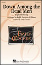Down Among the Dead Men TTB choral sheet music cover